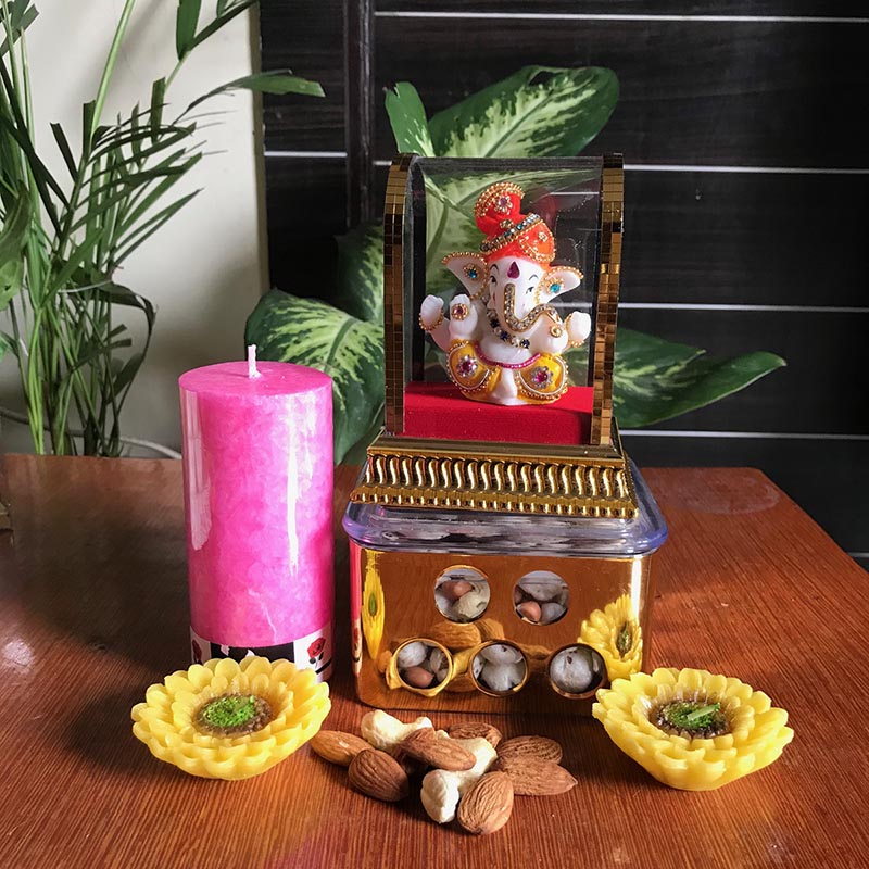 Diwali Ganesha with Dryfruits