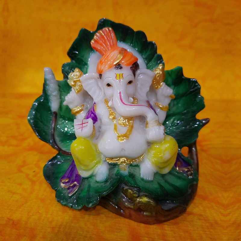 Patta Ganesha Idol for Decoration 