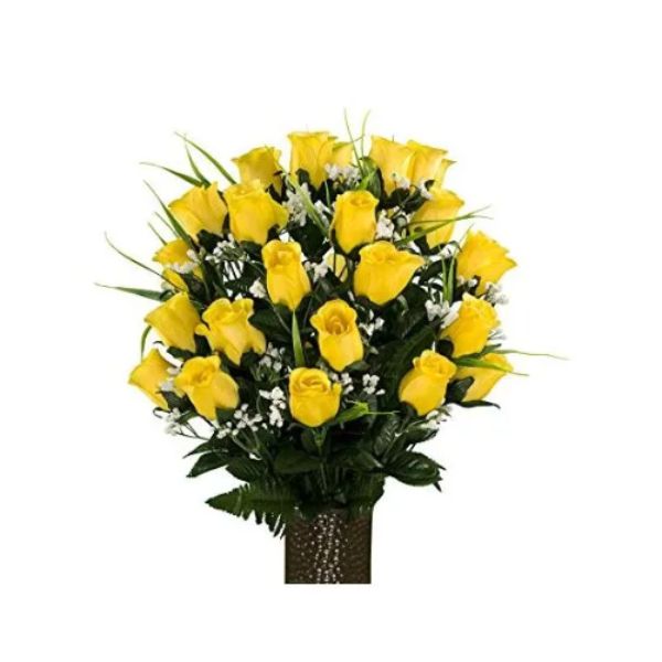Arrangement of 20 Yellow Roses