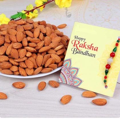 Almonds And Rakhi Combo