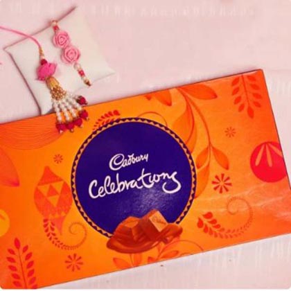 Bhaiya Bhabhi Rose Rakhi N Chocolates