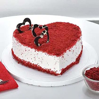 Velvet Heart Cake
