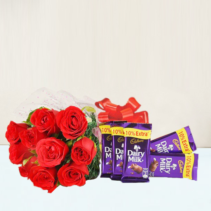 Red Roses Chocolate Combo