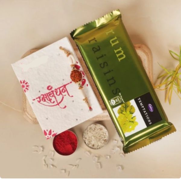 Rakhi With Chocolate Combo